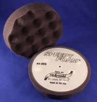 6″ Black Waffle Polishing Pad – 2 Pack