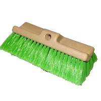 10″ Bi-Level Wash Brush – Green Nylon